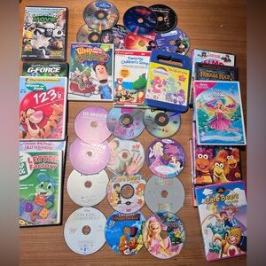 Children’s DVD collection: Barbie Disney Care Bears etc
